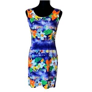 Vintage Jams World Tropicale sleeveless Hawaiian dress Size Small